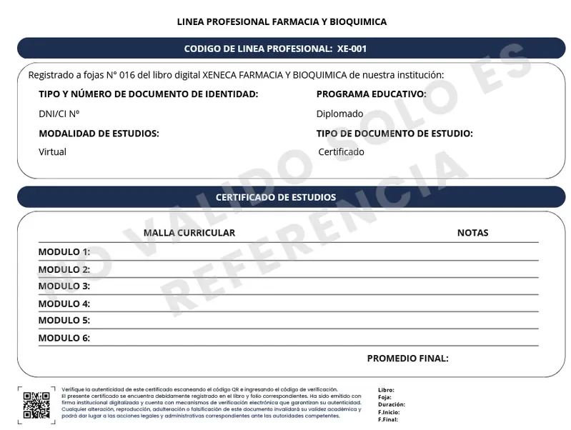 Certificado Reverso
